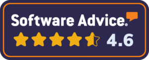 Software Advice Badge 4.6 out of 5 stars