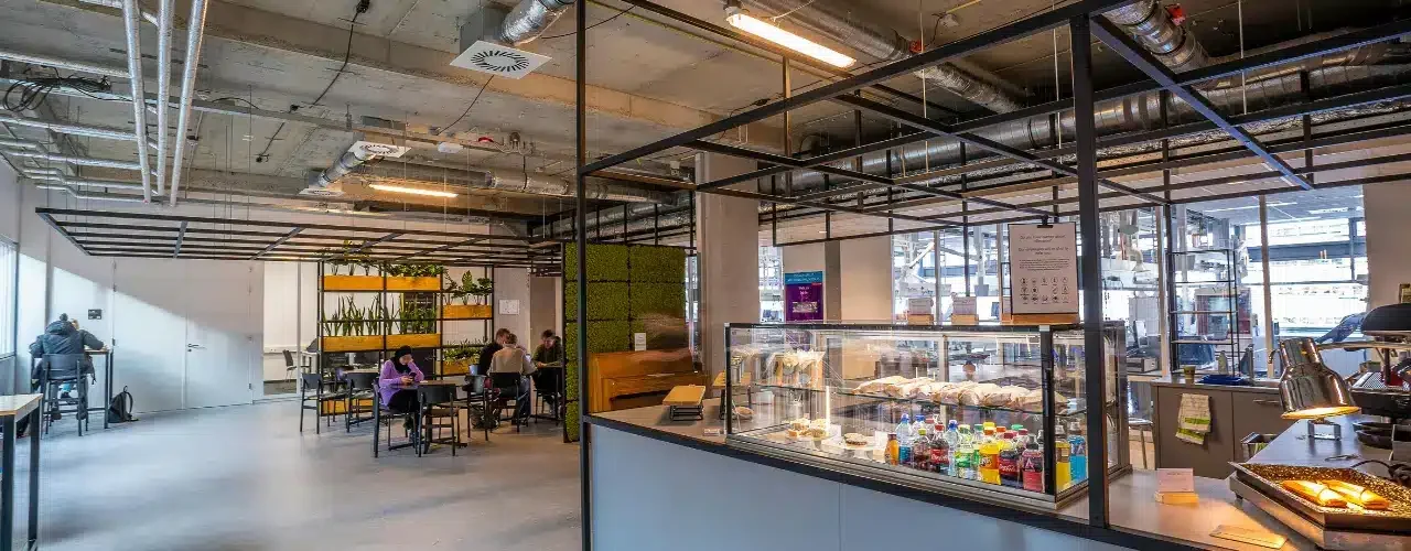 A modern company canteenr